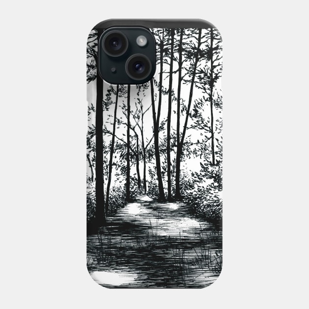 trees Phone Case by HeohKim