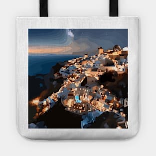 Amazing Santorini Tote