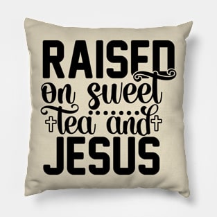 Sweet Tea & Jesus Pillow