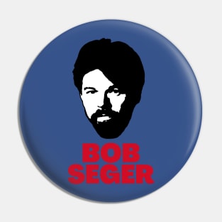 Bob seger -> 70s retro Pin