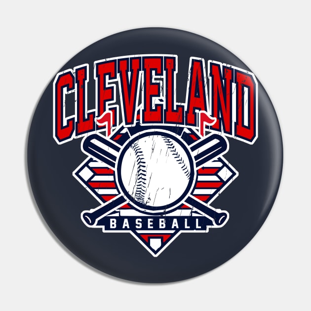 Vintage Cleveland Baseball Pin by funandgames