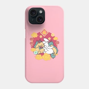 Dragon Year Delight: Loppi Tokki's Playful Celebration in the Year of the Dragon! Phone Case