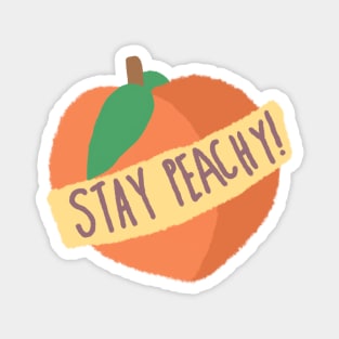 Stay Peachy Magnet