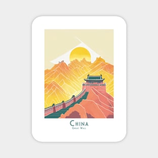 Dawn at the Great Wall - Majestic China Series Magnet