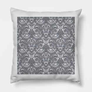 Decorative pattern in Baroque style Pillow