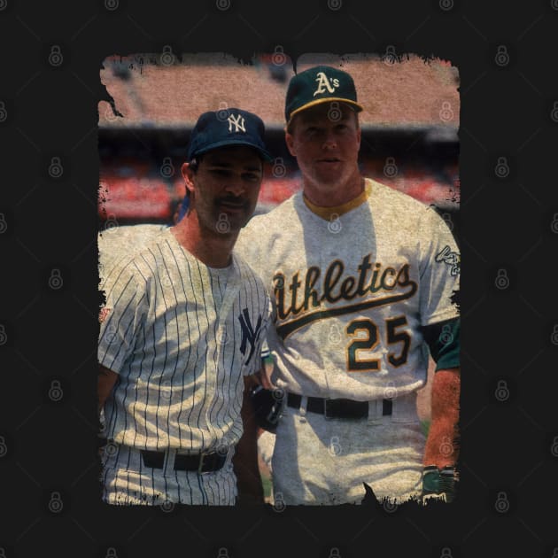 Don Mattingly (New York Yankees) and Mark McGwire (Oakland Athletics) by PESTA PORA