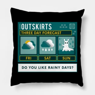 Slugcat Weather Forecast Pillow