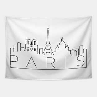 Paris  Minimal Skyline Tapestry