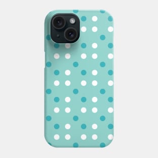 Baby Blue Polka Dots Seamless Pattern 016#001 Phone Case