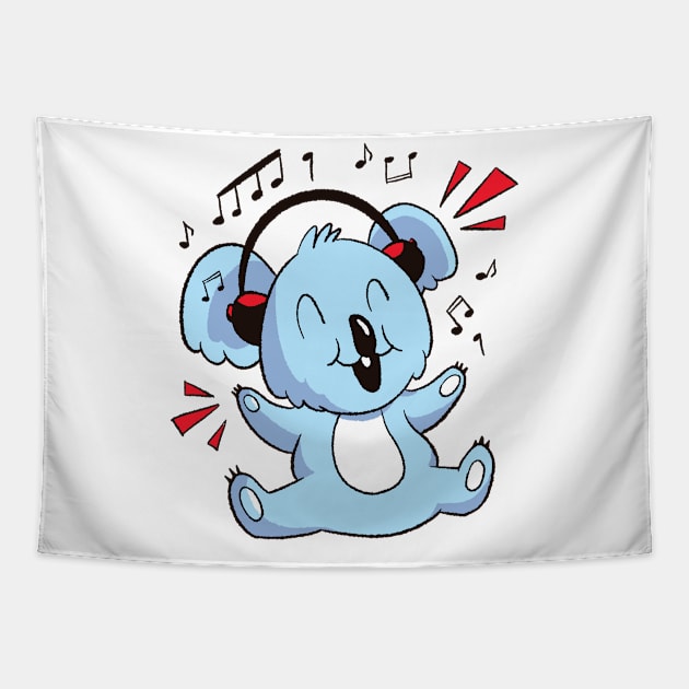 Cute Koala Tapestry by MajorCompany