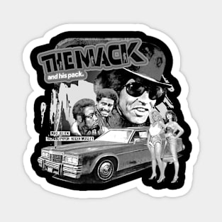 The Mack and his pack retro Magnet