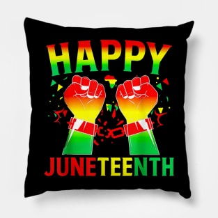 Happy Juneteenth Pillow