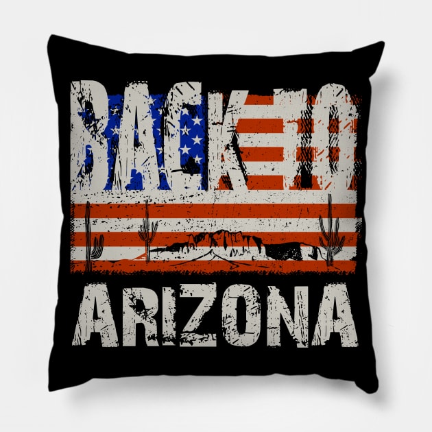 Arizona Pillow by VizRad