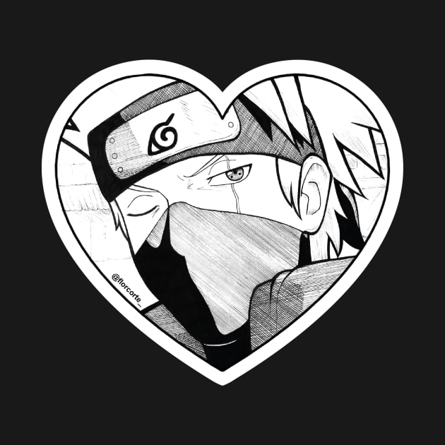 Kakashi Heart by Florcorte