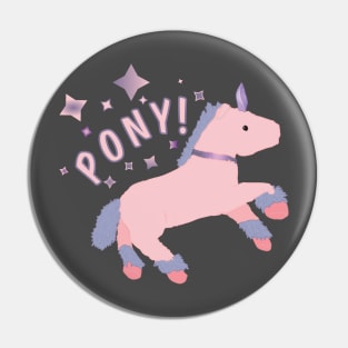 PONY! the unicorn Pin