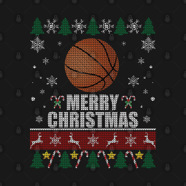 Disover Basketball Ball Christmas - Basketball Christmas - T-Shirt