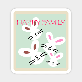 happy family Magnet