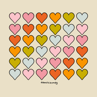 Rainbow Hearts T-Shirt