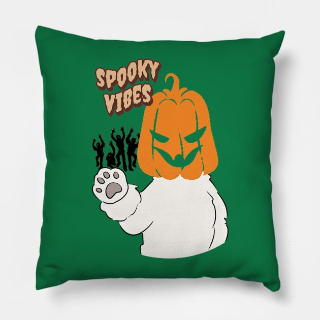 Spooky Vibes Pillow by Cheeky BB