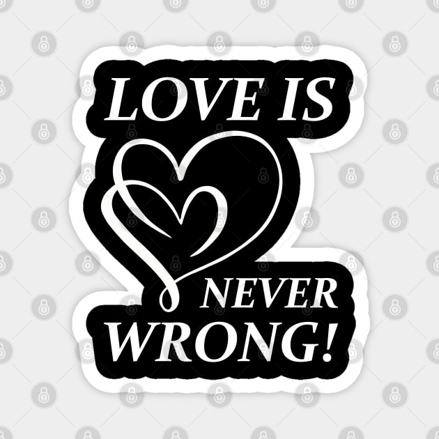 Love is never wrong Magnet by mega281