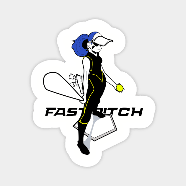 Fastpitch Bater Magnet by Spikeani