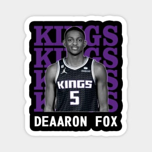 Sacramento Kings DeAaron Fox 5 Magnet