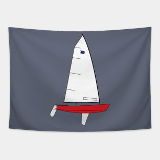 OK Dinghy Sailboat Tapestry