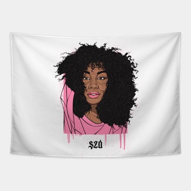 Sza tapestry top