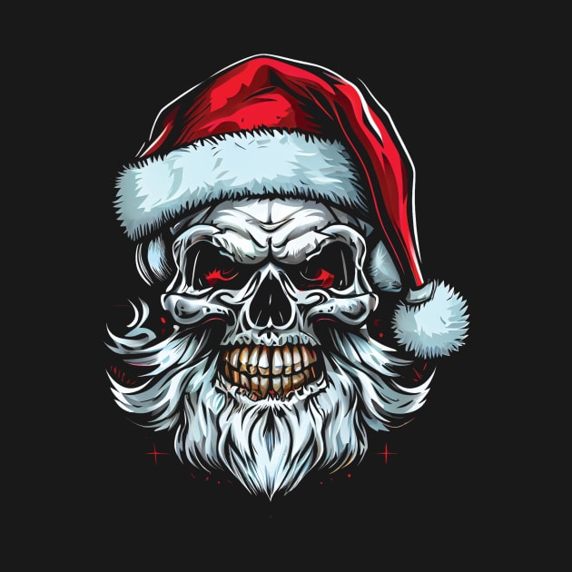 Skull Santa Claus by marcovhv