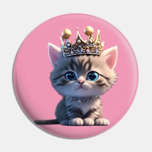 Cute little kitten princess Pin