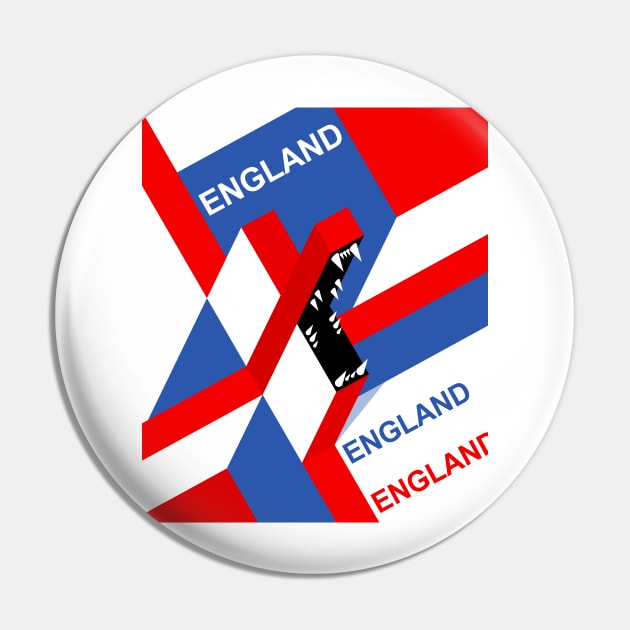 England Lion Pin by SiSuSiSu