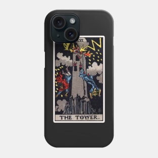 XVI. The Tower Tarot Card Phone Case