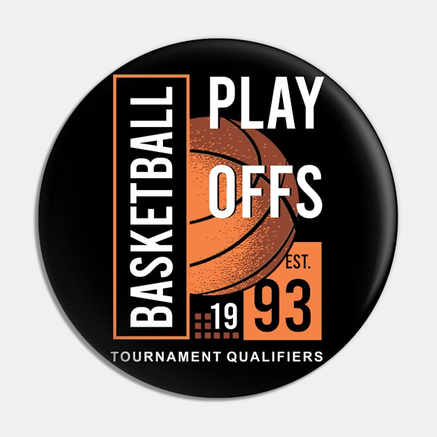 Basketball Playoffs Pin by Teefold