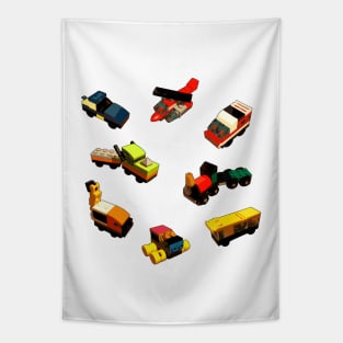 Bricks And Pieces - Transport Collection 2 Tapestry