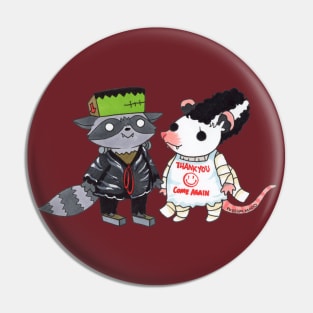 Trash Costumes Pin