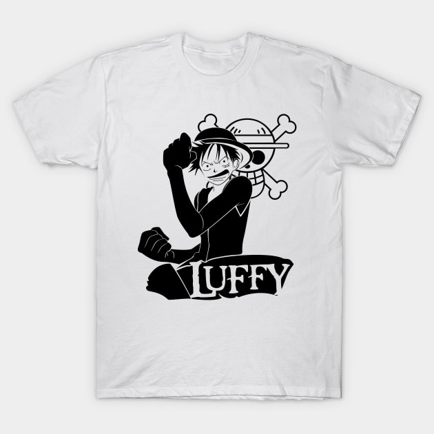 Camiseta T-shirt Anime One Piece Luffy - Branco