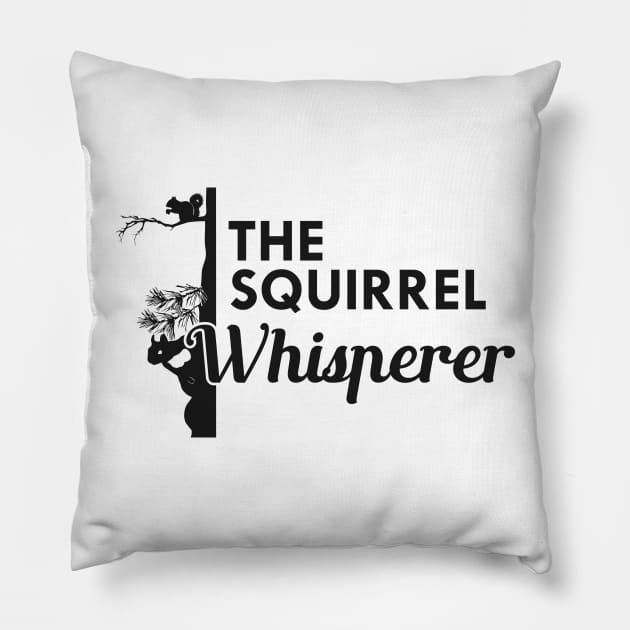 Squirrel - The Squirrel Whisperer Pillow by KC Happy Shop