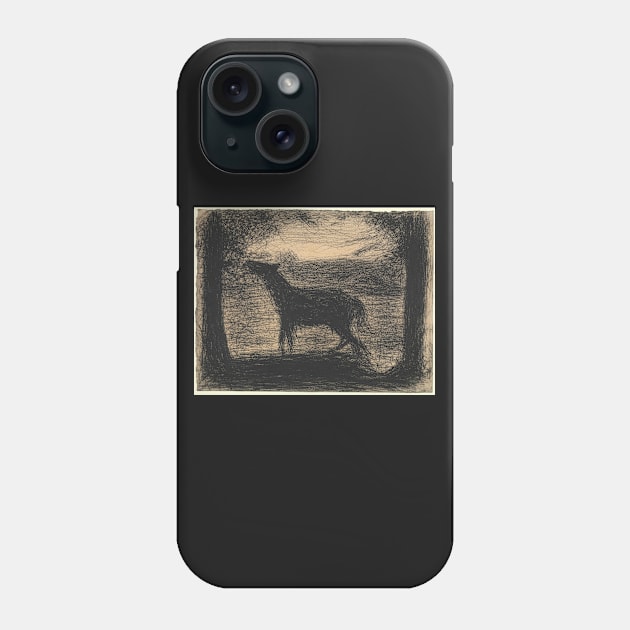 Foal (Le Poulain) [also called "The Colt"] Phone Case by GeorgesSeurat