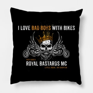 I love bad boys Pillow