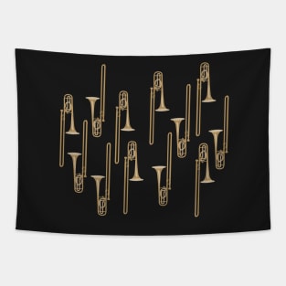 Trombones upright Tapestry