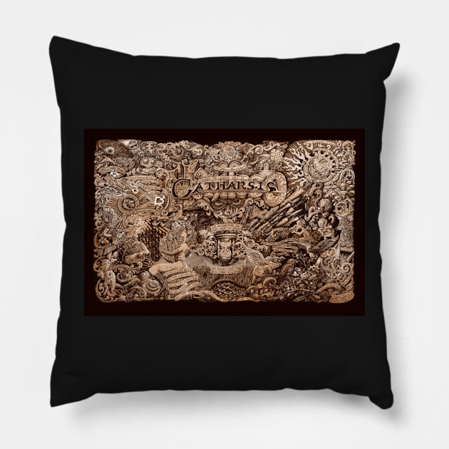 Catharsis Manifesto Pillow by SunnyDaysNH