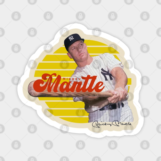 Mickey Mantle Magnet by Juantamad