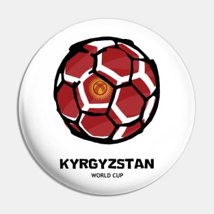 Kyrgyzstan Football Country Flag Pin