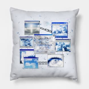 Cyber Angel Cybercore Design Pillow