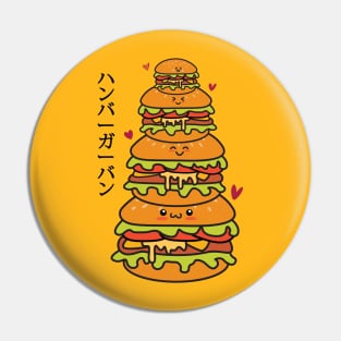 Hamburger Stack Pin