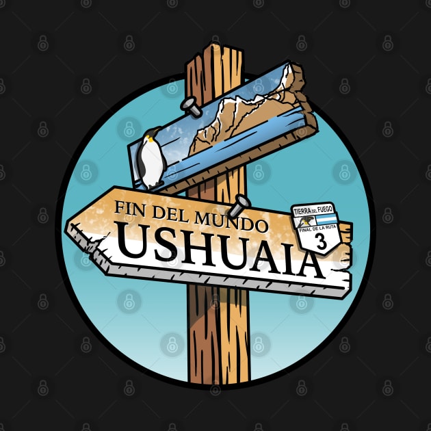 Ushuaia Sign by Cerealbox Labs