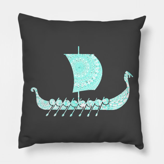 viking ship Pillow by Lamink