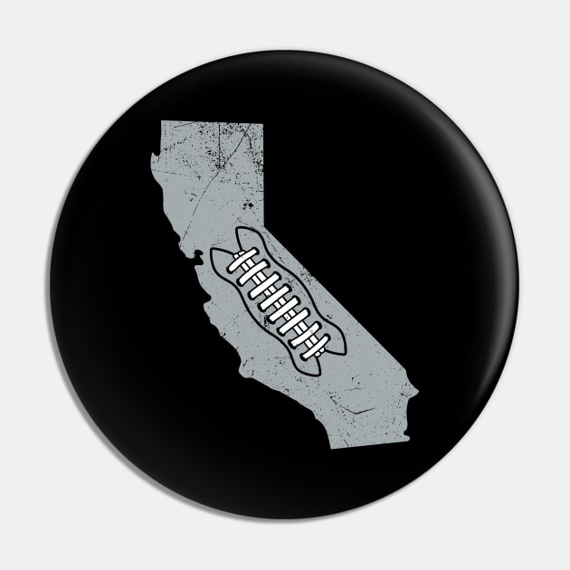 California Football, Retro - Black Pin by KFig21