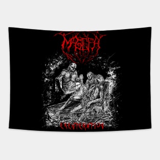 Exenteration -Centered Logo Tapestry