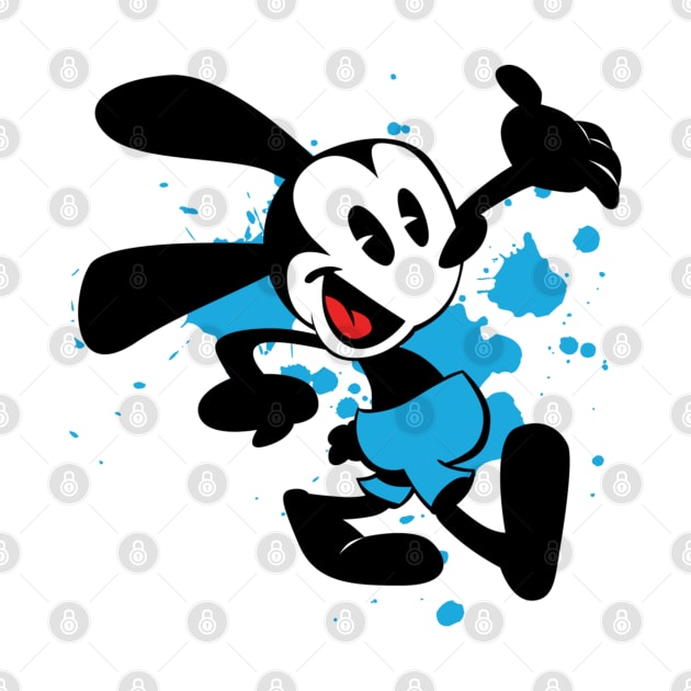 Oswald The Lucky Rabbit Keep Walking 1927 by Lani A Art